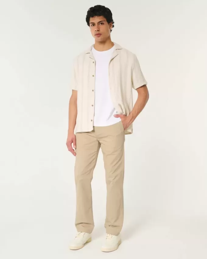 Slim Straight Chino Pants