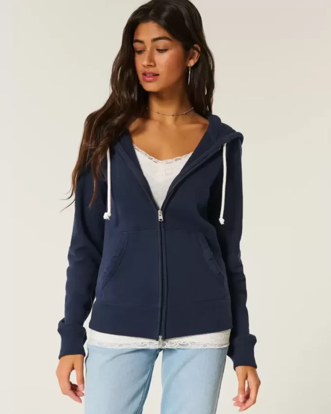 Slim Zip-Up Hoodie