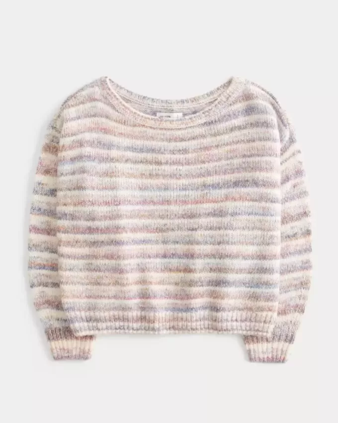 Slouchy Off-the-Shoulder Sweater