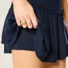 Smocked Tiered Mini Skort