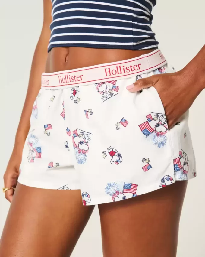 Snoopy Graphic Boxer Shorts