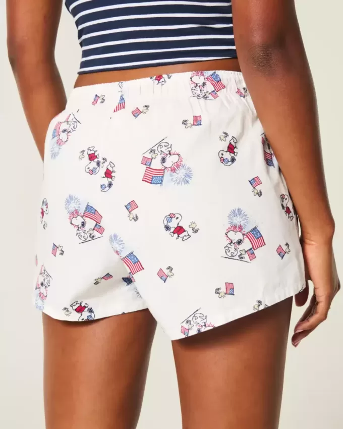 Snoopy Graphic Boxer Shorts