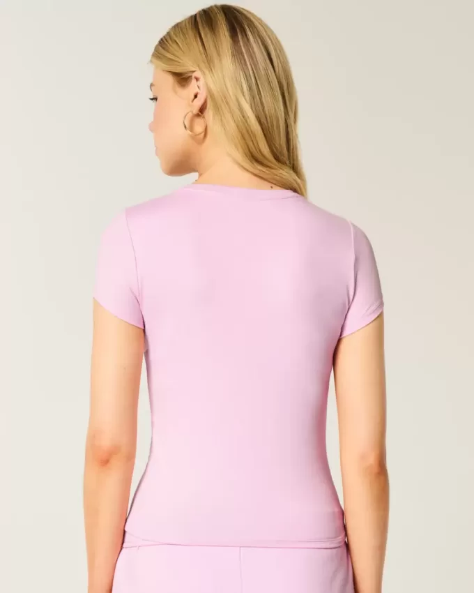 Soft Stretch Seamless Fabric Baby Tee