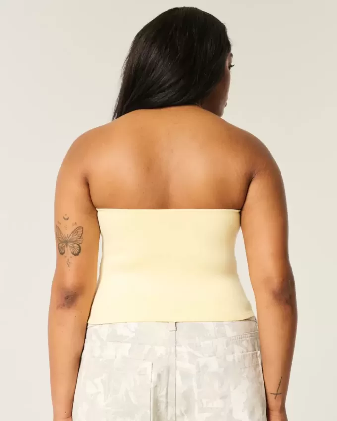 Soft Stretch Seamless Fabric Tube Top