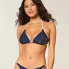 Spring Break Halter Triangle Bikini Top