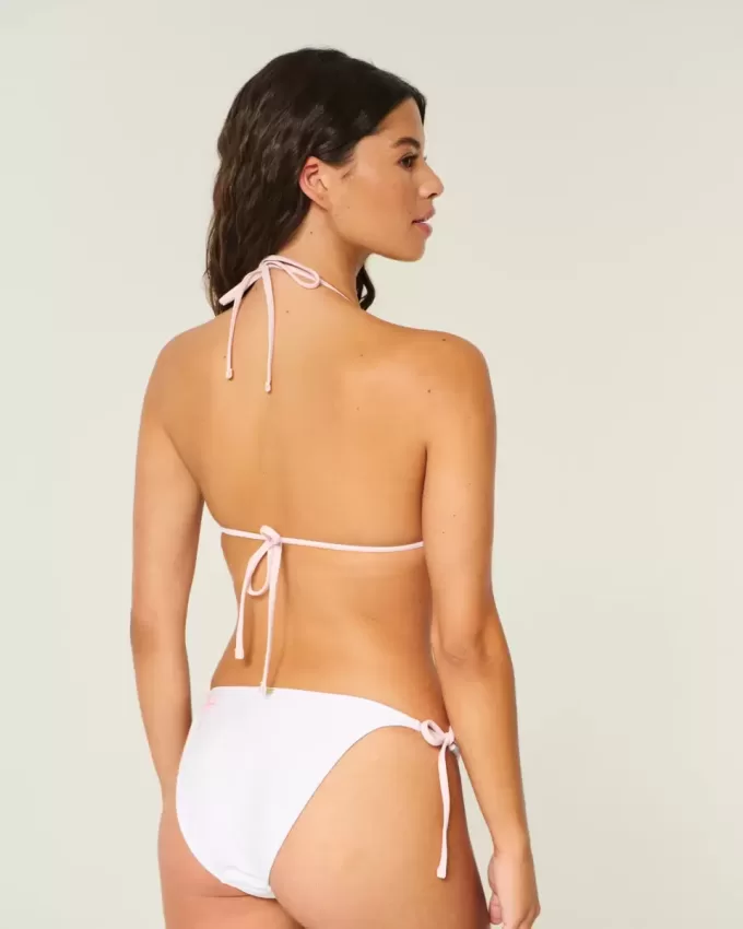 Spring Break Halter Triangle Bikini Top