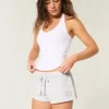 Star Graphic Fleece Mini Shorts