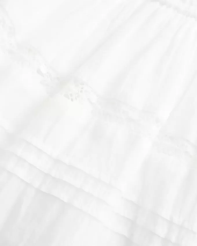 Strapless Smocked Bodice Mini Dress