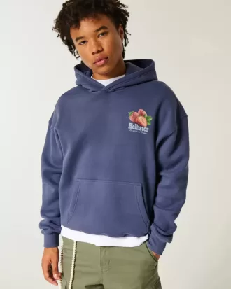 Strawberry Logo Graphic Hoodie