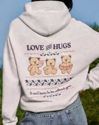 Teddy Bear Graphic Hoodie