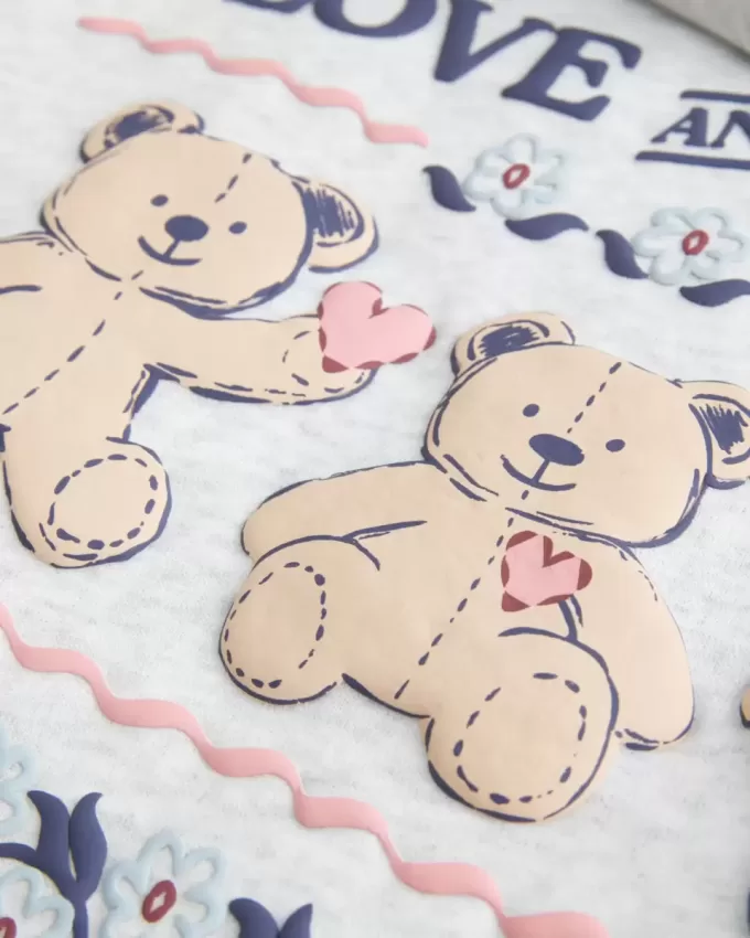 Teddy Bear Graphic Hoodie