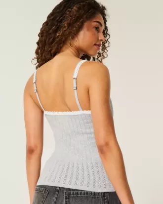 Tie-Front Sweater Tank