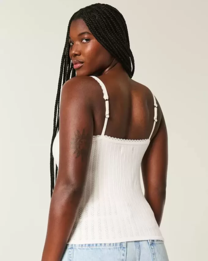 Tie-Front Sweater Tank