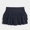 Tiered Ruffle Mini Skort