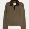 Twill Zip-Up Jacket