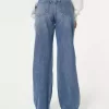 Ultra High-Rise Medium Wash Baggy Jeans