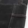 Washed Black Loose Painter Jeans
