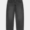 Washed Black Skater Baggy Jeans