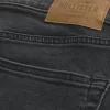 Washed Black Straight Jeans