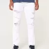 White Athletic Skinny Jeans