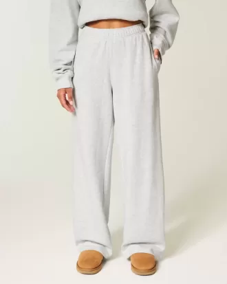Wide-Leg Sweatpants