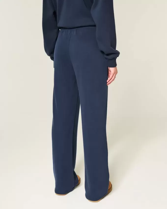 Wide-Leg Sweatpants