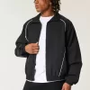 Zip-Up Windbreaker Jacket